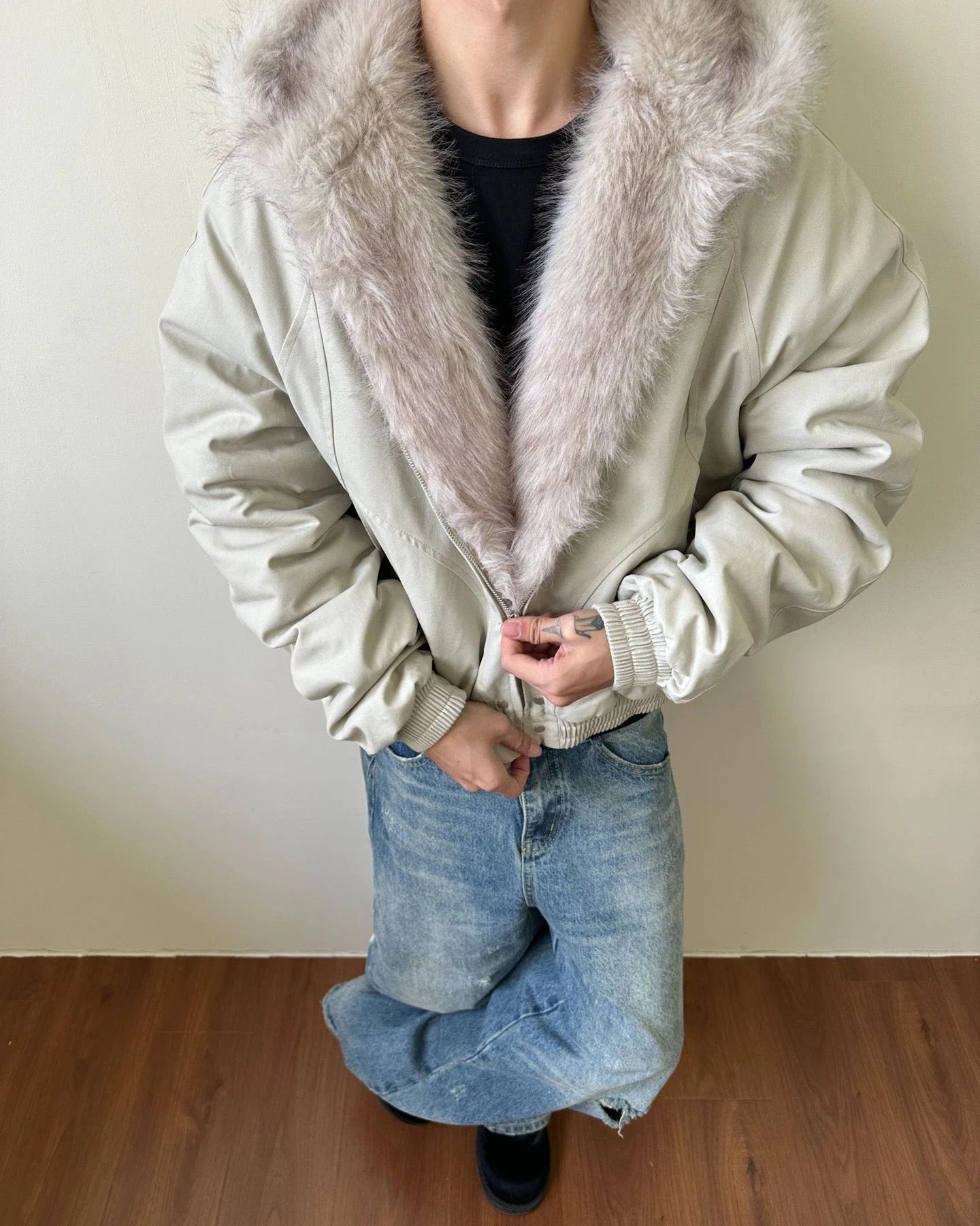 ヴィンテージライクファー ジャケット NOCTONE