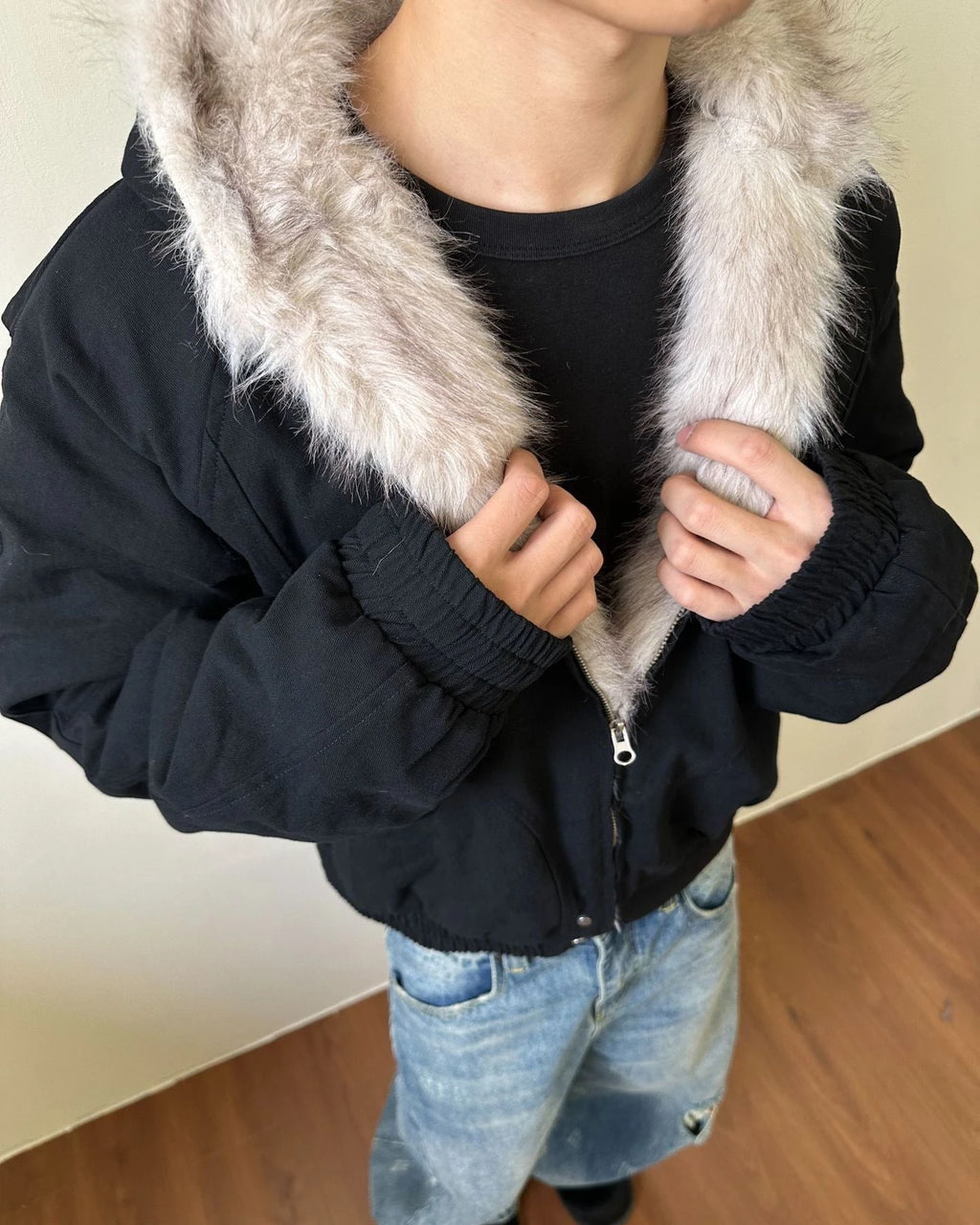 ヴィンテージライクファー ジャケット NOCTONE