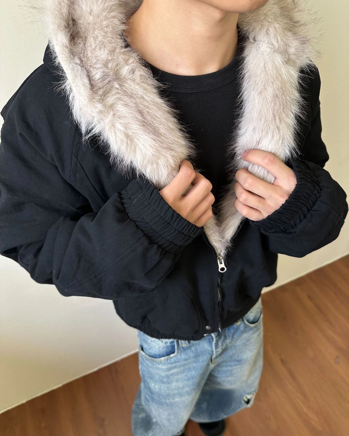 ヴィンテージライクファー ジャケット NOCTONE