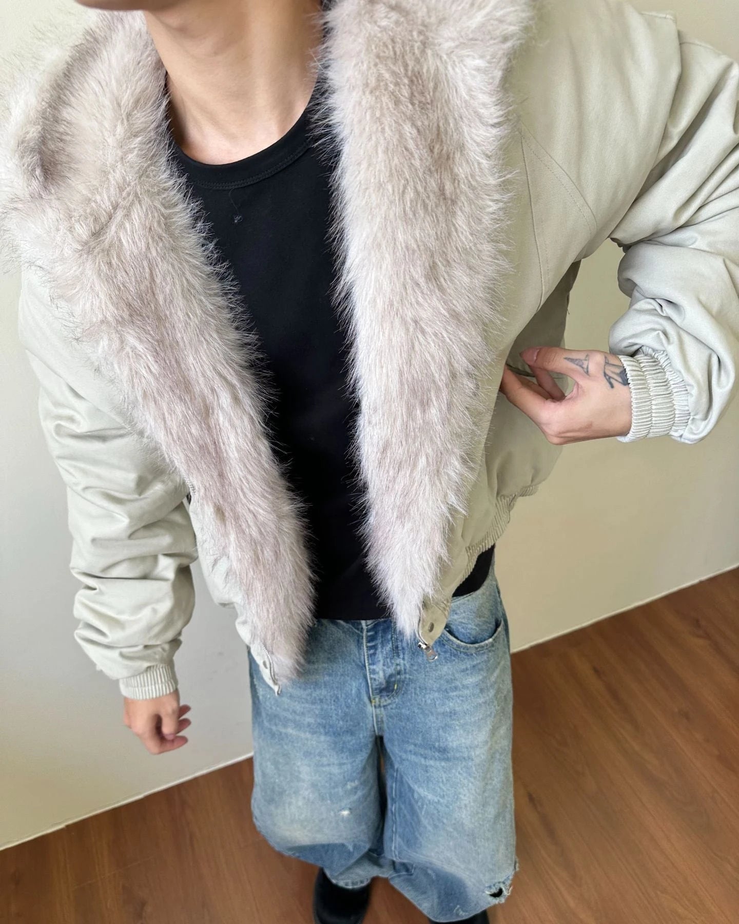 ヴィンテージライクファー ジャケット NOCTONE