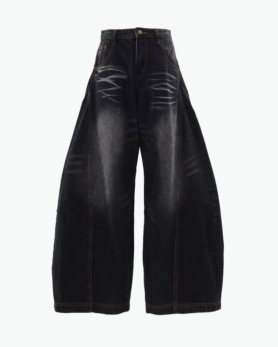 Retro Curve Wide Leg Jeans