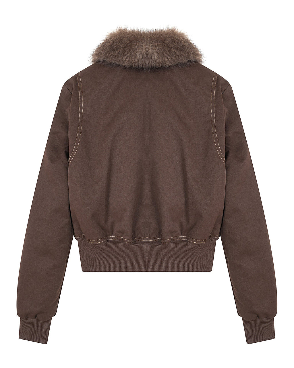 Fudge Pink 25秋季New美式复古个性分割设计宽松毛领夹克外套 NOCTONE